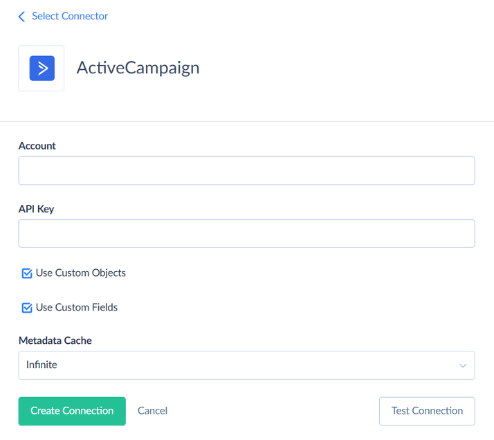 ActiveCampaign & Skyvia