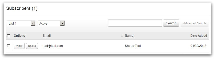 Subscriber added to ActiveCampaign