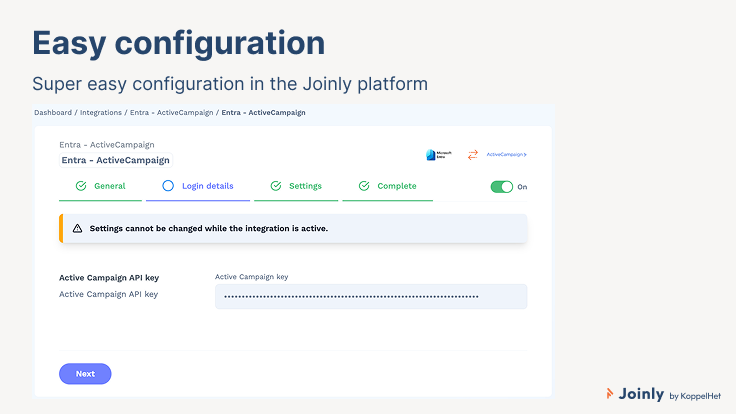 ActiveCampaign & Joinly