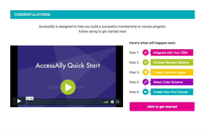 example of accessally course