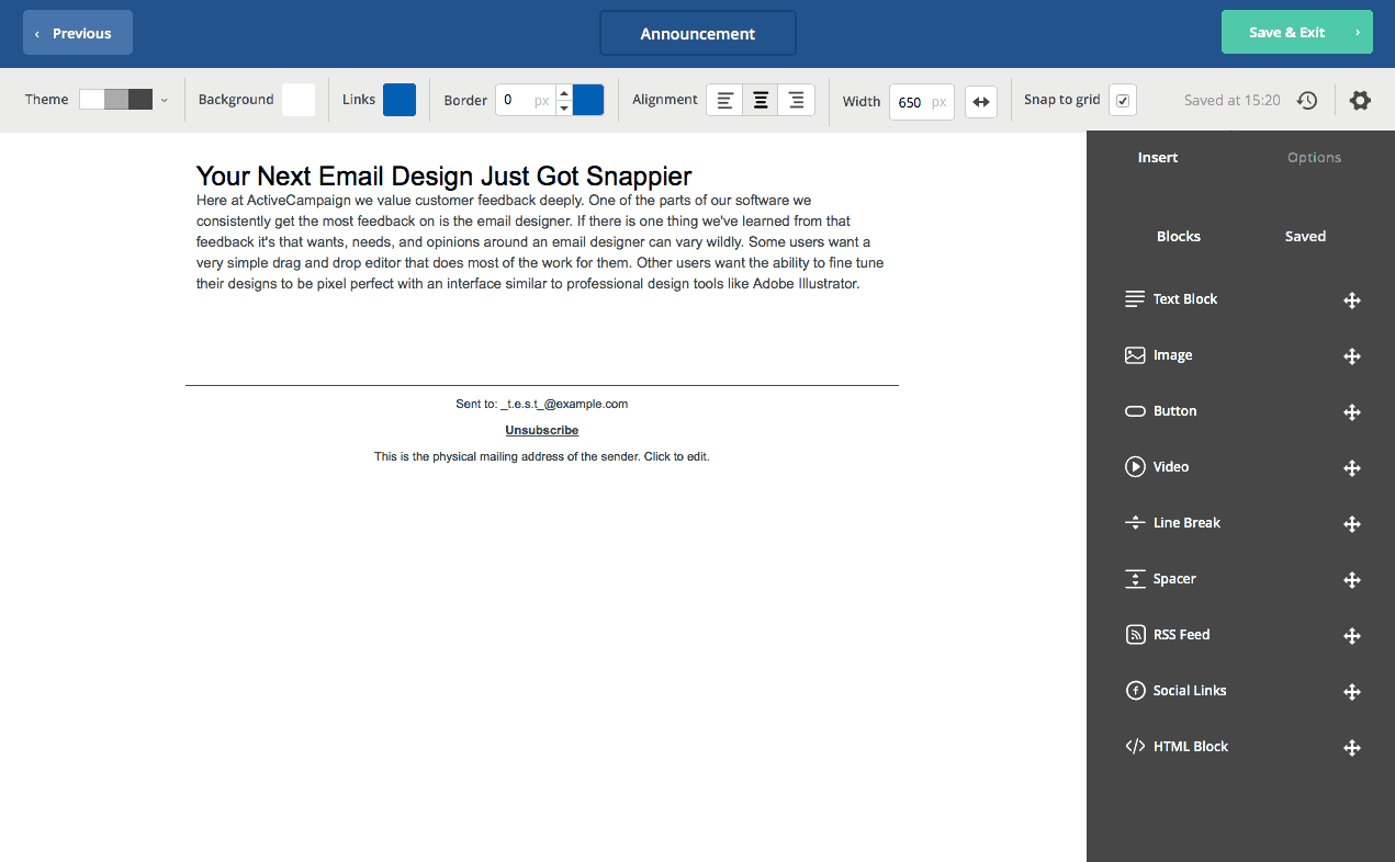 Your Next Email Design Just Got Snappier