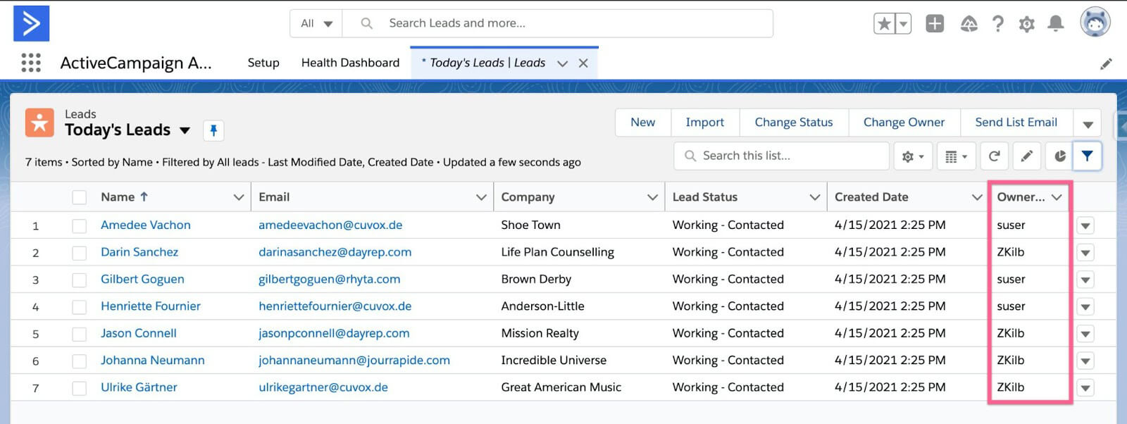 ActiveCampaign for Salesforce