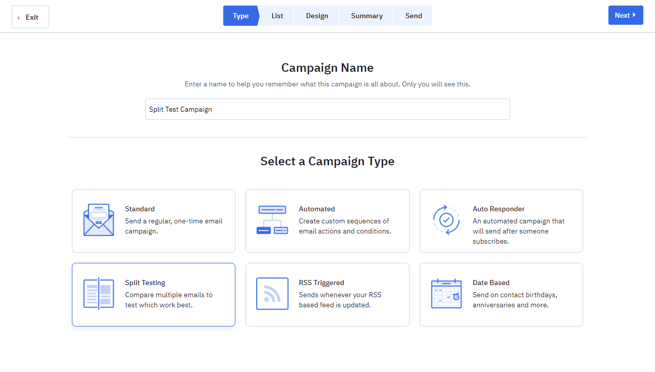 Create a Campaign form in Activecampaigfn