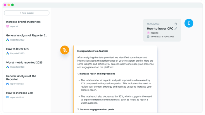 ActiveCampaign & Reportei