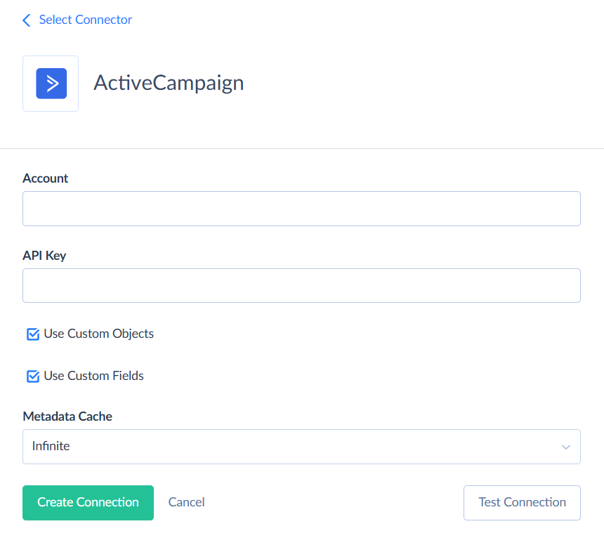 ActiveCampaign & Skyvia
