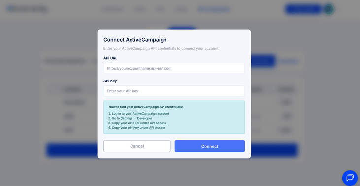 ActiveCampaign & EmailVerify