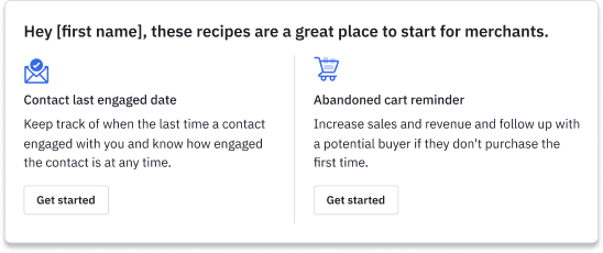 predictive recipes
