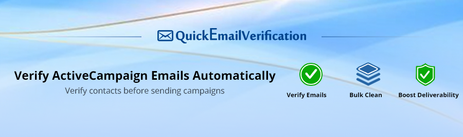 ActiveCampaign & QuickEmailVerification
